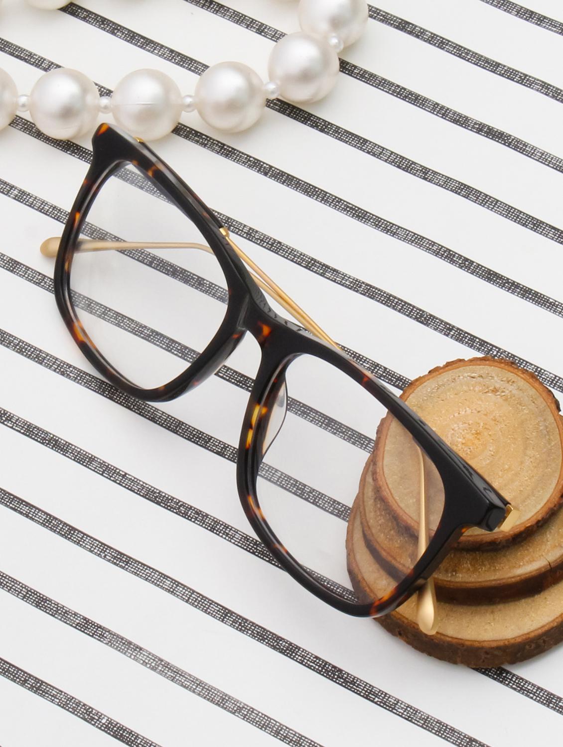 ted smith wayfarer spectacles frames for men & women - 22017686 - Zoom Image - 0