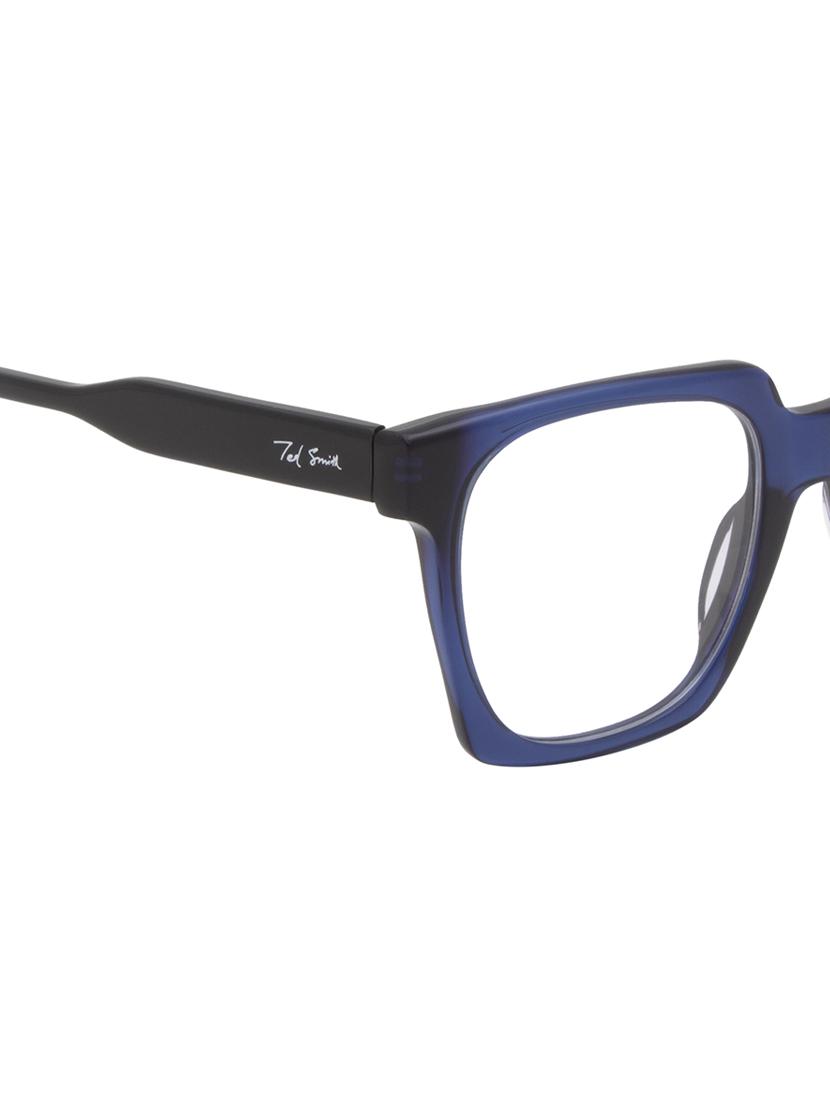 ted smith blue square premium italian acetate frames for unisex - 22017690 - Standard Image - 5