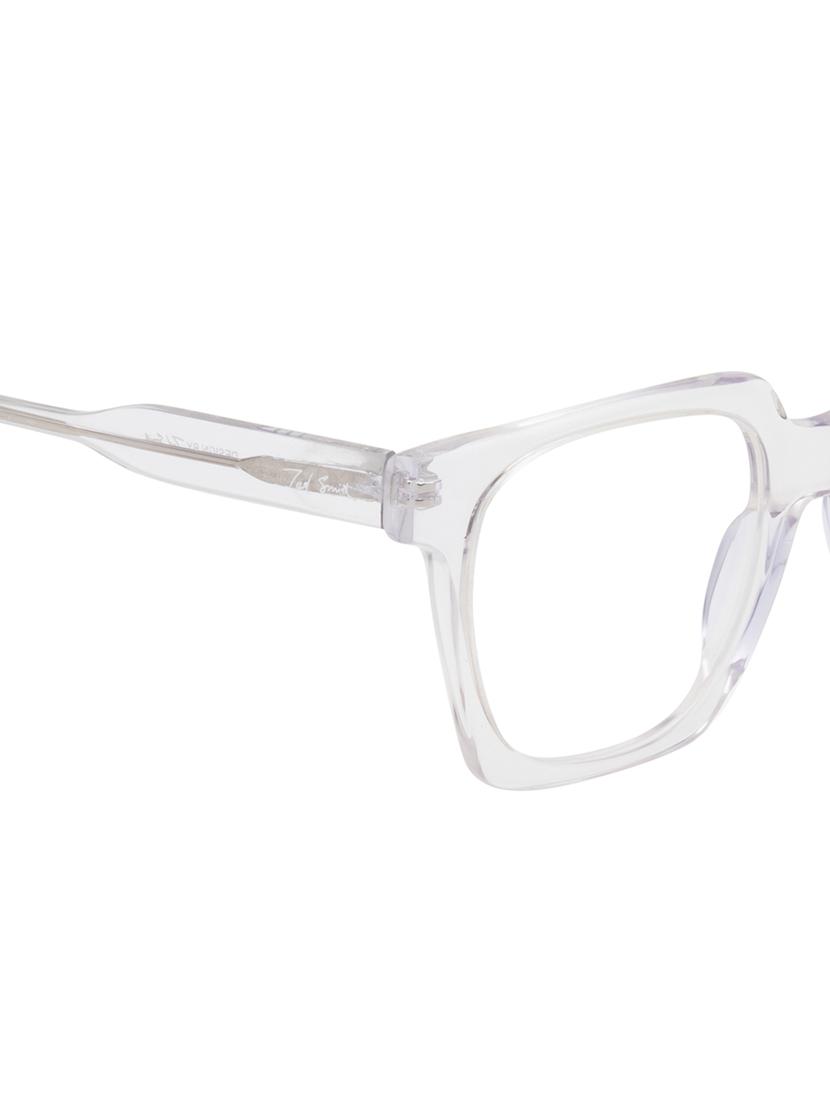 ted smith transparent square premium italian acetate frames for unisex - 22017692 - Standard Image - 5