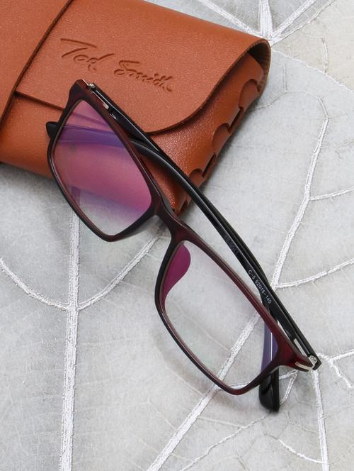 ted smith wayfarer spectacles frames for mens - 22017695 - Standard Image - 0
