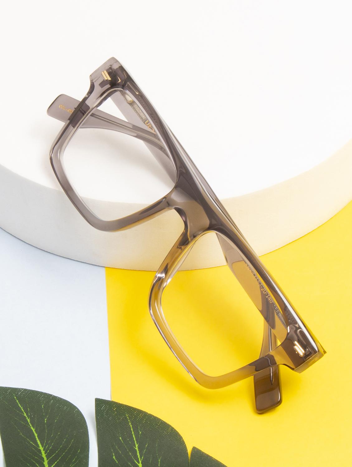 ted smith grey square premium italian acetate frame - 22017698 - Zoom Image - 0