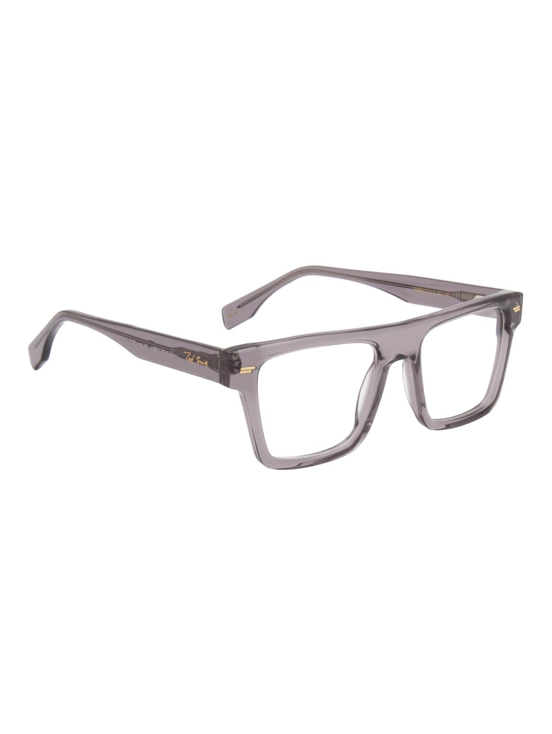 ted smith grey square premium italian acetate frame - 22017698 - Standard Image - 3