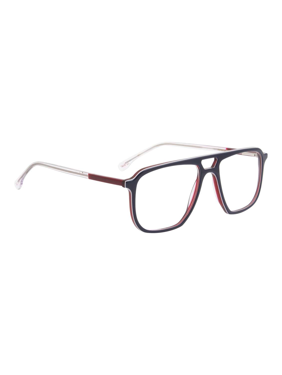 ted smith blue inside red aviator premium italian acetate frame - 22017702 -  Standard Image - 3