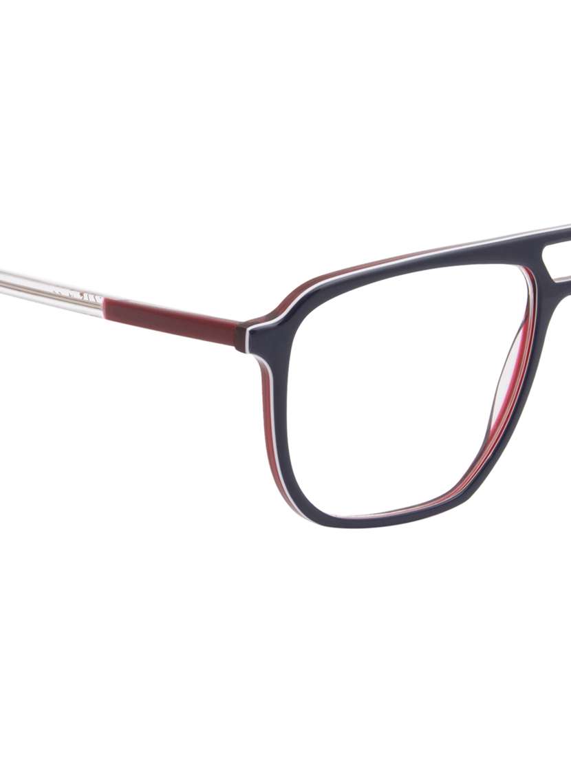 ted smith blue inside red aviator premium italian acetate frame - 22017702 -  Standard Image - 5