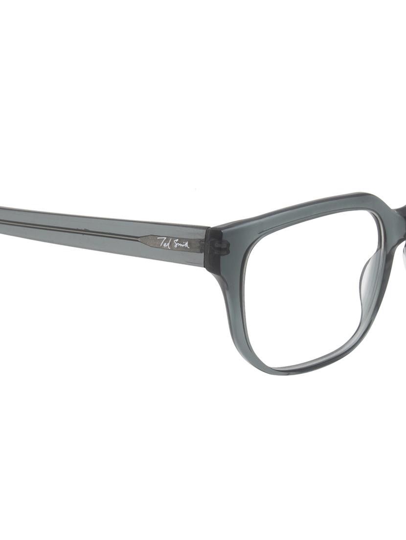 ted smith transparent green rectangle premium italian acetate frame - 22017707 - Standard Image - 5