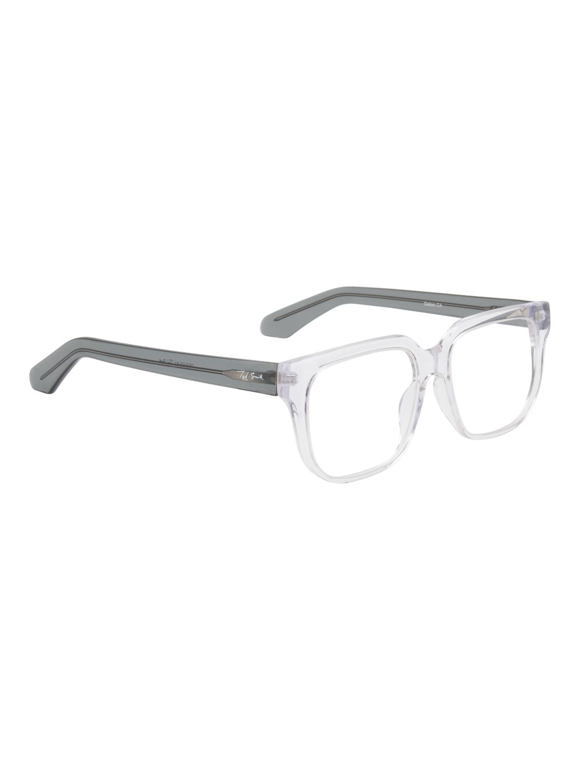 ted smith transparent rectangle premium italian acetate frame - 22017708 - Standard Image - 3