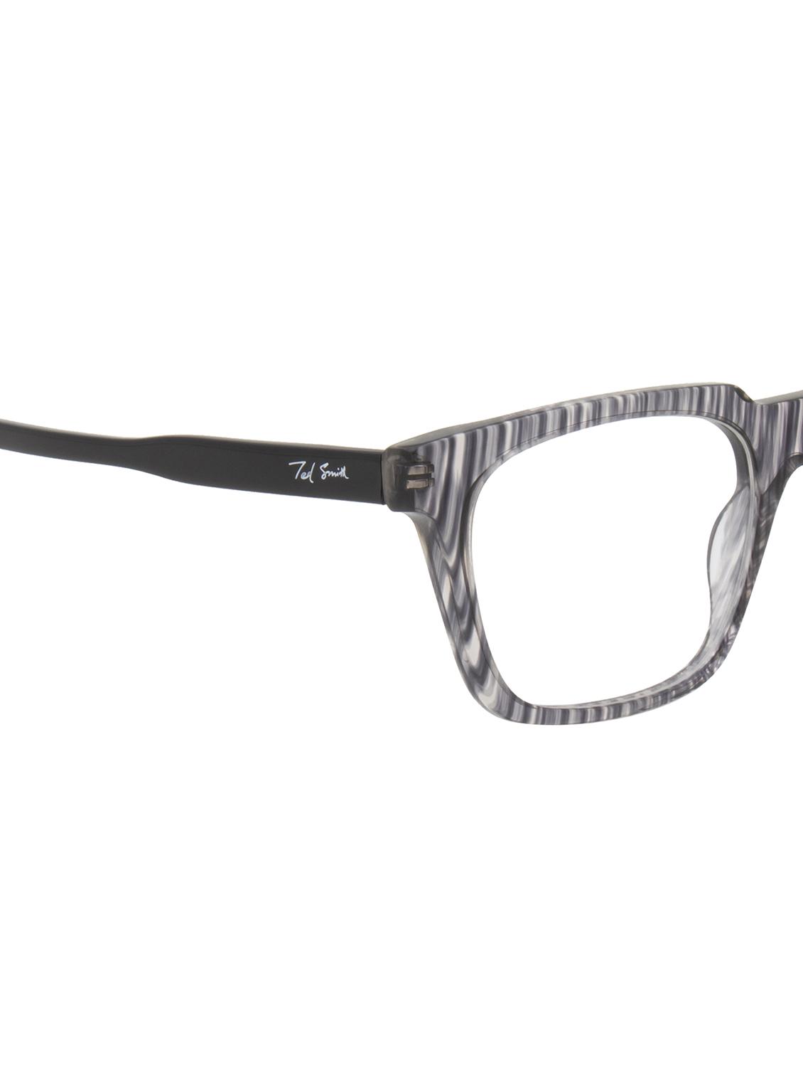 ted smith grey wayfarer premium italian acetate frames for unisex - 22017758 - Standard Image - 5