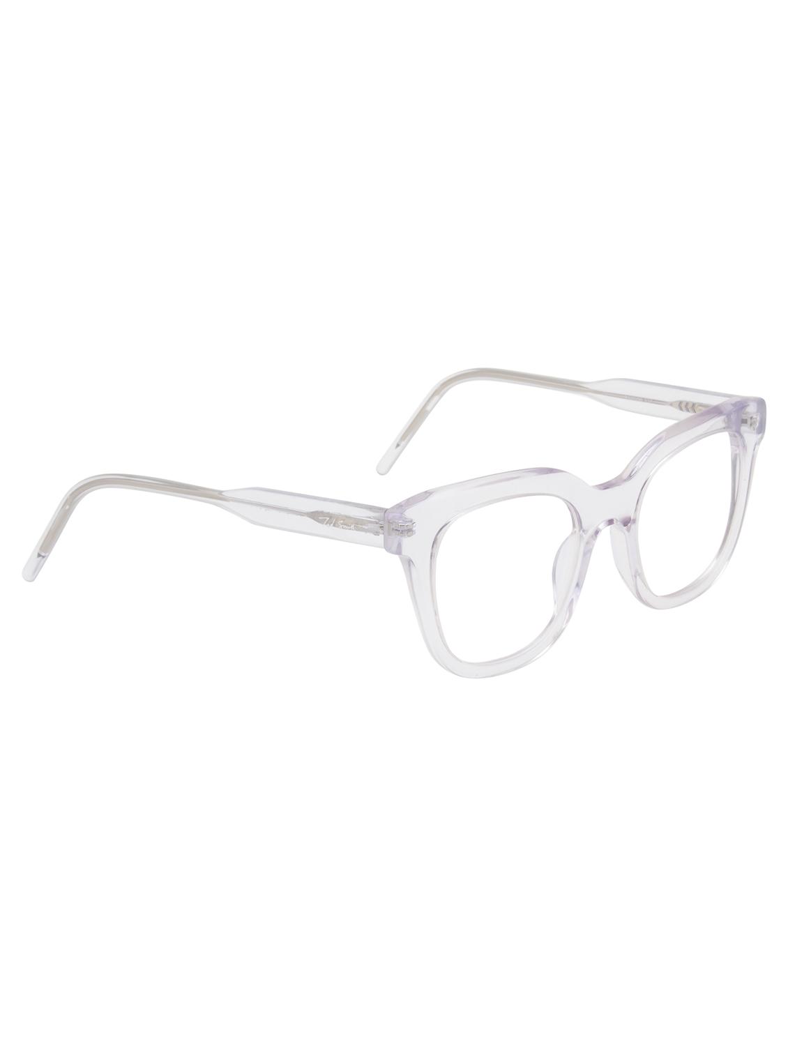 ted smith transparent round premium italian acetate frames for unisex - 22017761 - Standard Image - 3