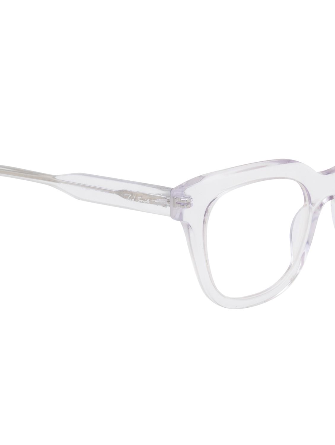 ted smith transparent round premium italian acetate frames for unisex - 22017761 - Standard Image - 5