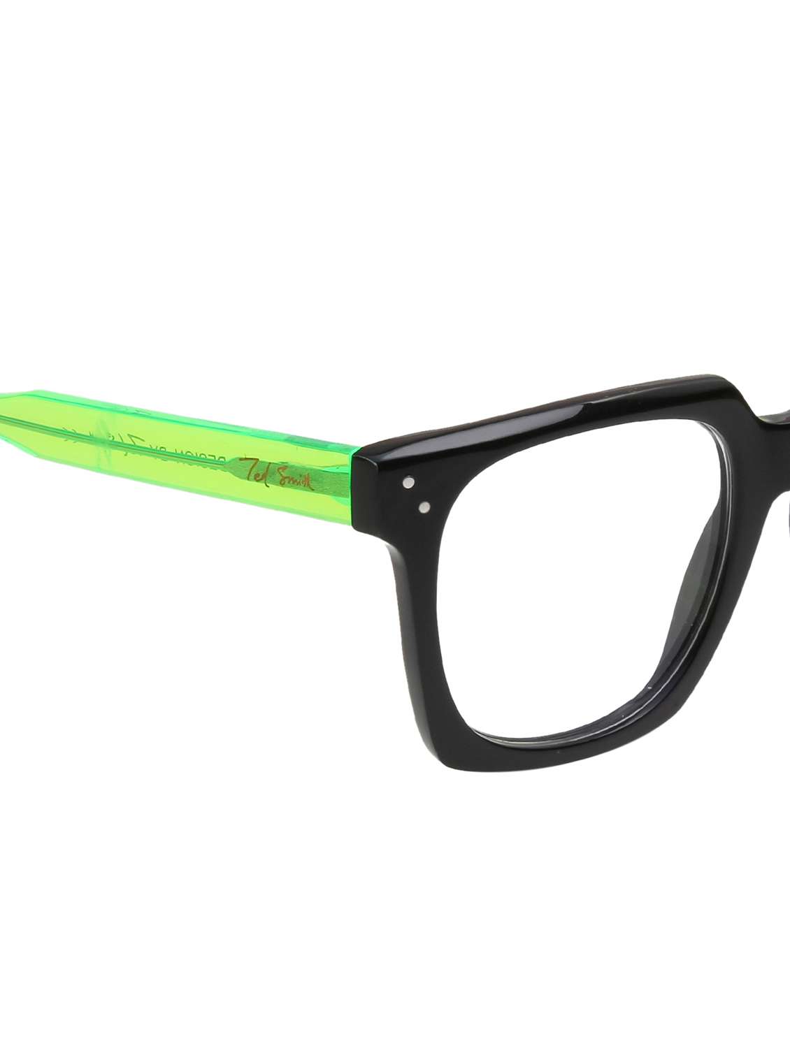 ted smith black square premium italian acetate frames for unisex - 22017768 -  Standard Image - 5