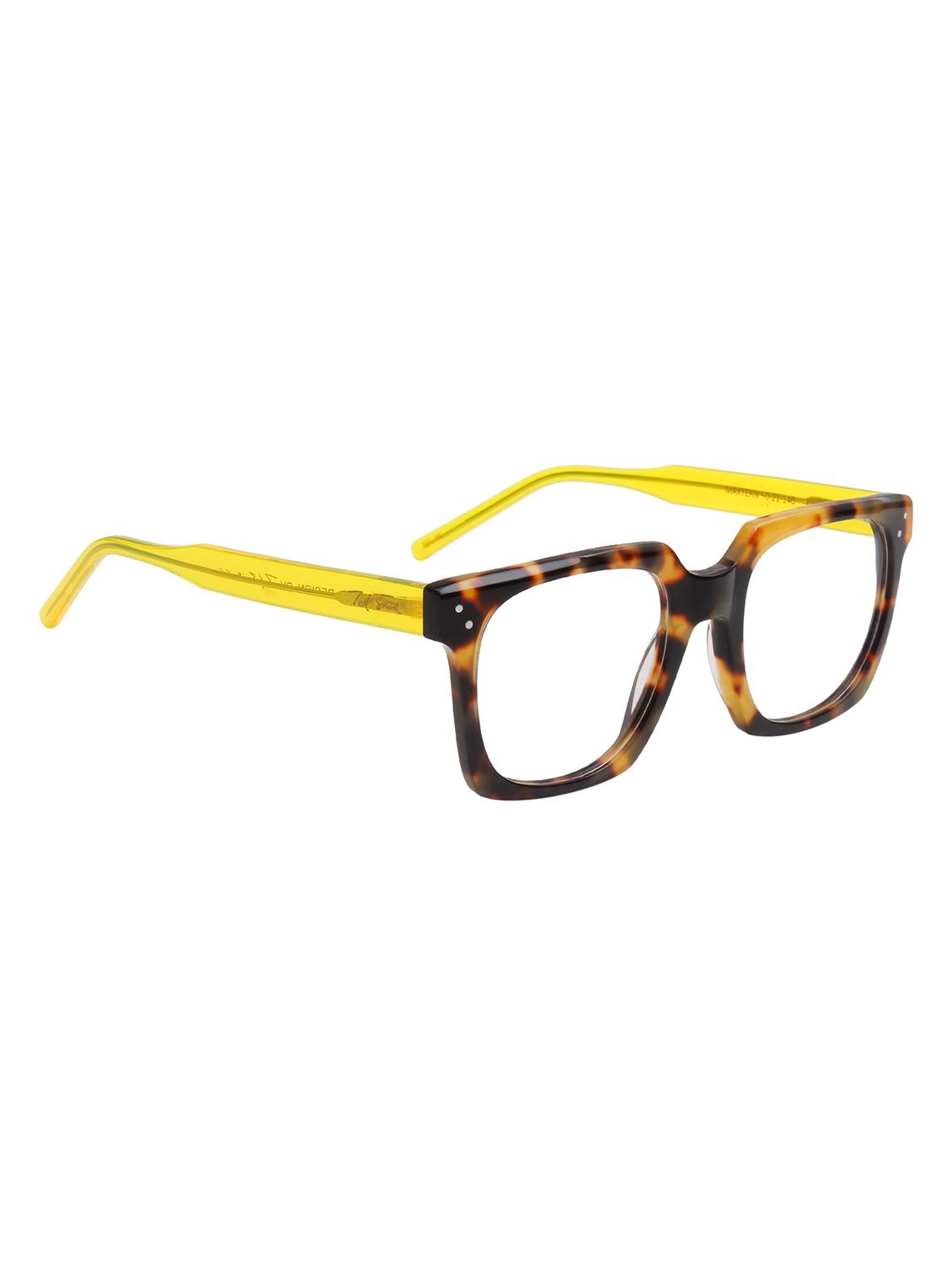 ted smith demi brown square premium italian acetate frames for unisex - 22017769 - Standard Image - 3