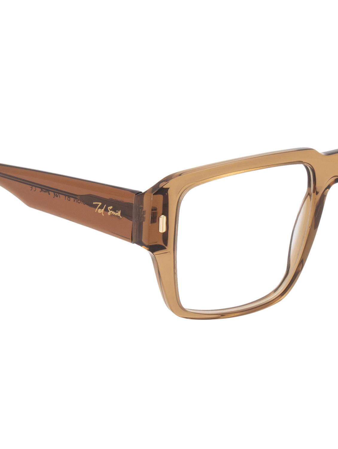 ted smith brown aviator premium italian acetate frames for unisex - 22017776 - Standard Image - 5