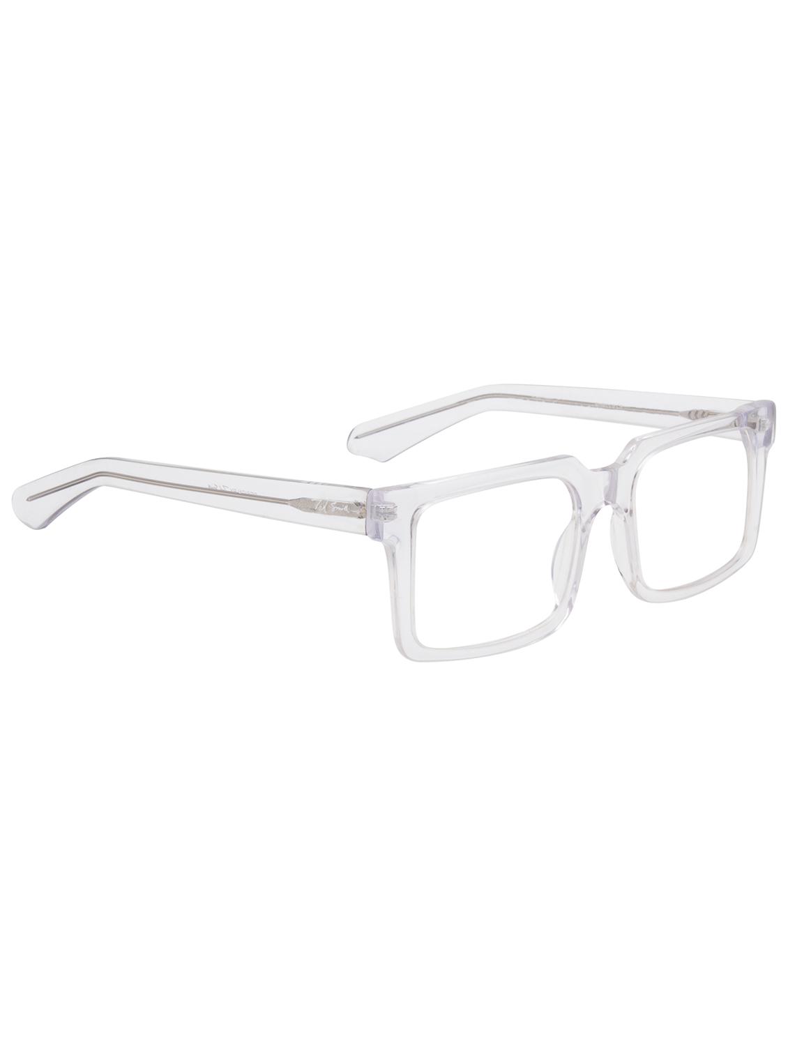 ted smith transparent rectangle premium italian acetate frames for unisex - 22017779 - Standard Image - 3