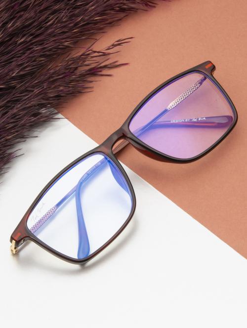 ted smith rectangle spectacles frames for mens womens - 22017791 -  Standard Image - 0