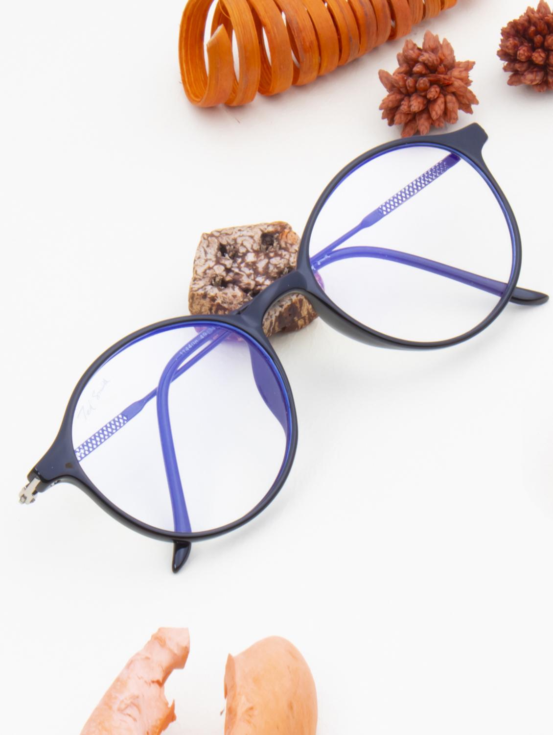 ted smith round spectacles frames for men & women - 22017796 - Zoom Image - 0