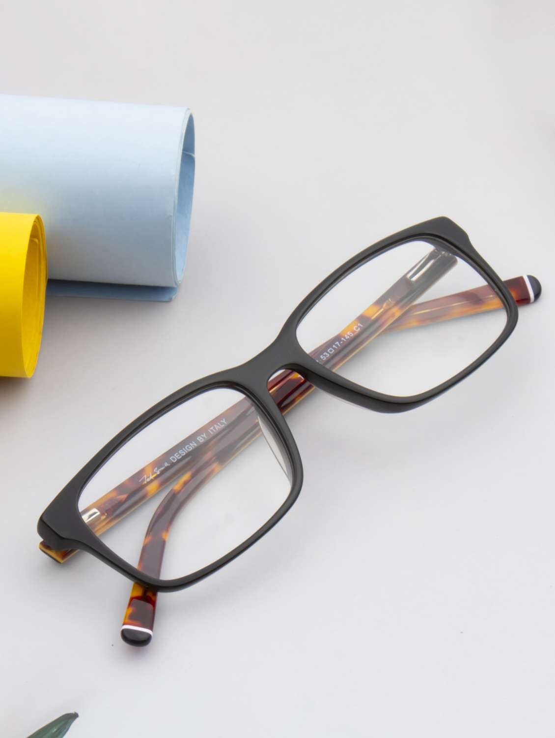 ted smith wayfarer spectacles frames for men & women - 22017809 - Zoom Image - 0