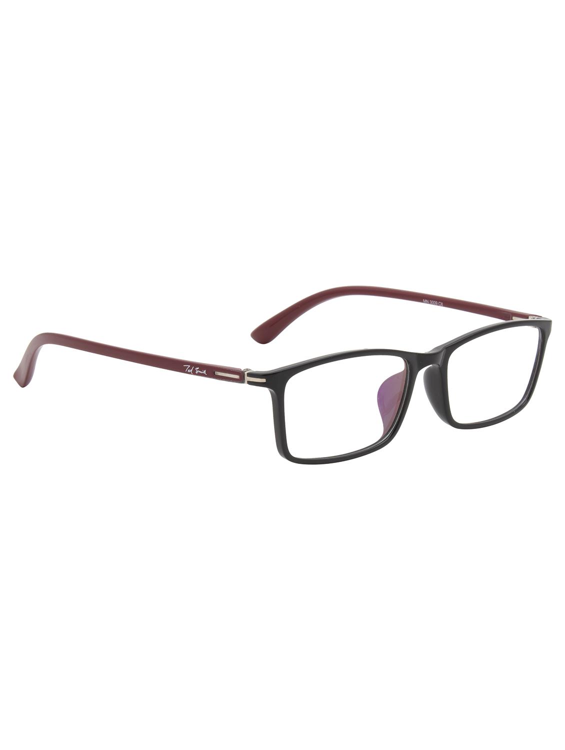 ted smith wayfarer spectacles frames for men & women - 22017811 - Standard Image - 3