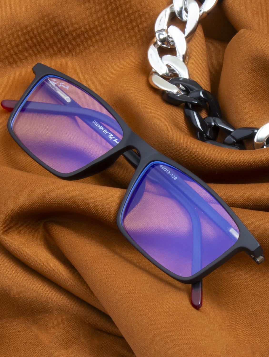 ted smith rectangle spectacles frames for men & women - 22017821 - Zoom Image - 0