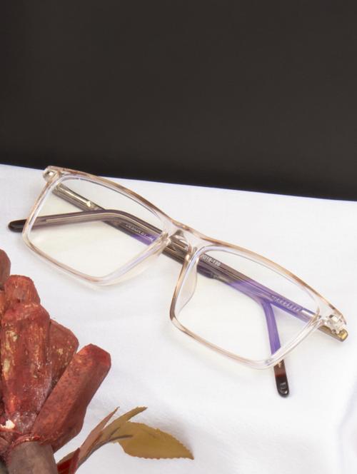 ted smith rectangle spectacles frames for men & women - 22017822 -  Standard Image - 0