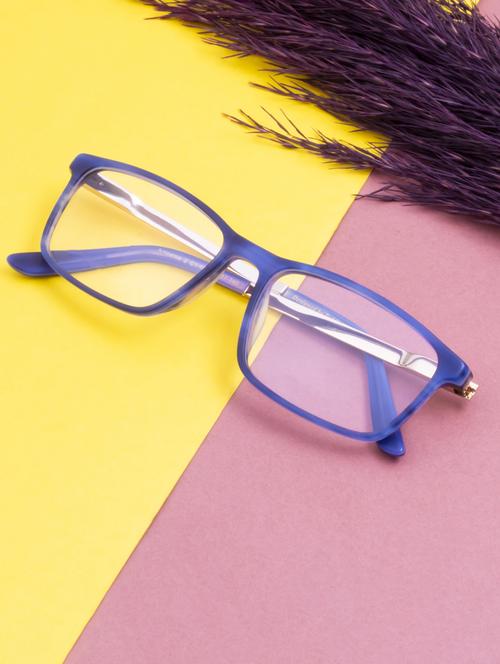 ted smith rectangle spectacles frames for men & women - 22017836 -  Standard Image - 0