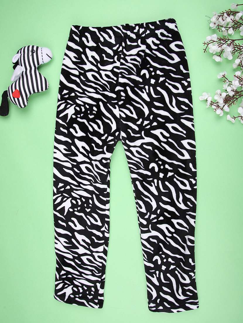 girls printed mid rise legging