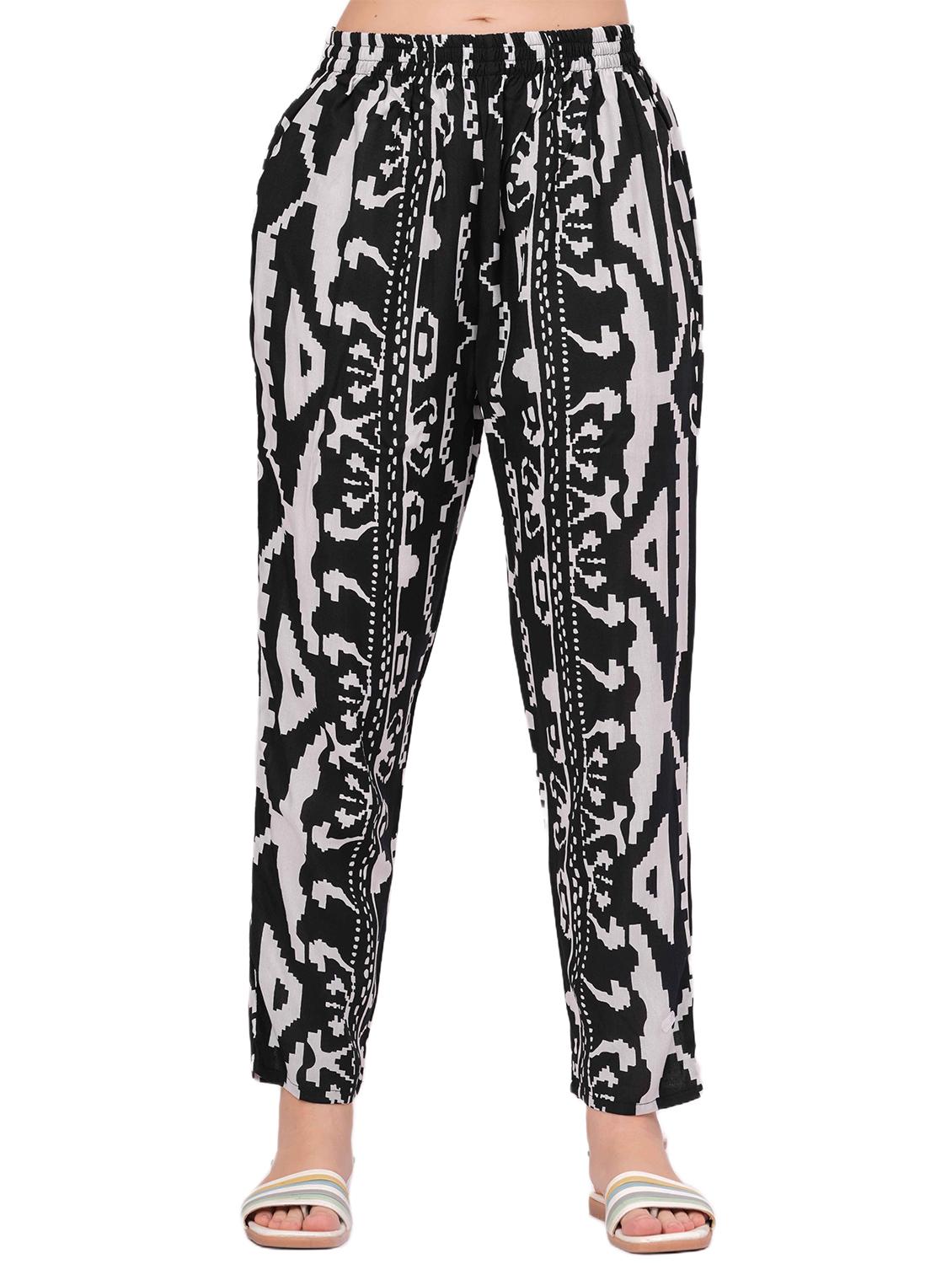 women printed short sleeve nightwear pyjama set - 22018217 - Standard Image - 5