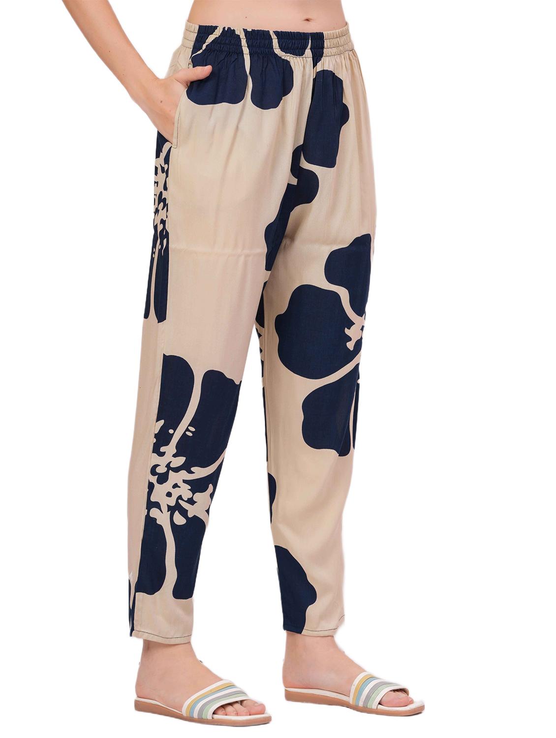 women printed short sleeve nightwear pyjama set - 22018219 - Standard Image - 5