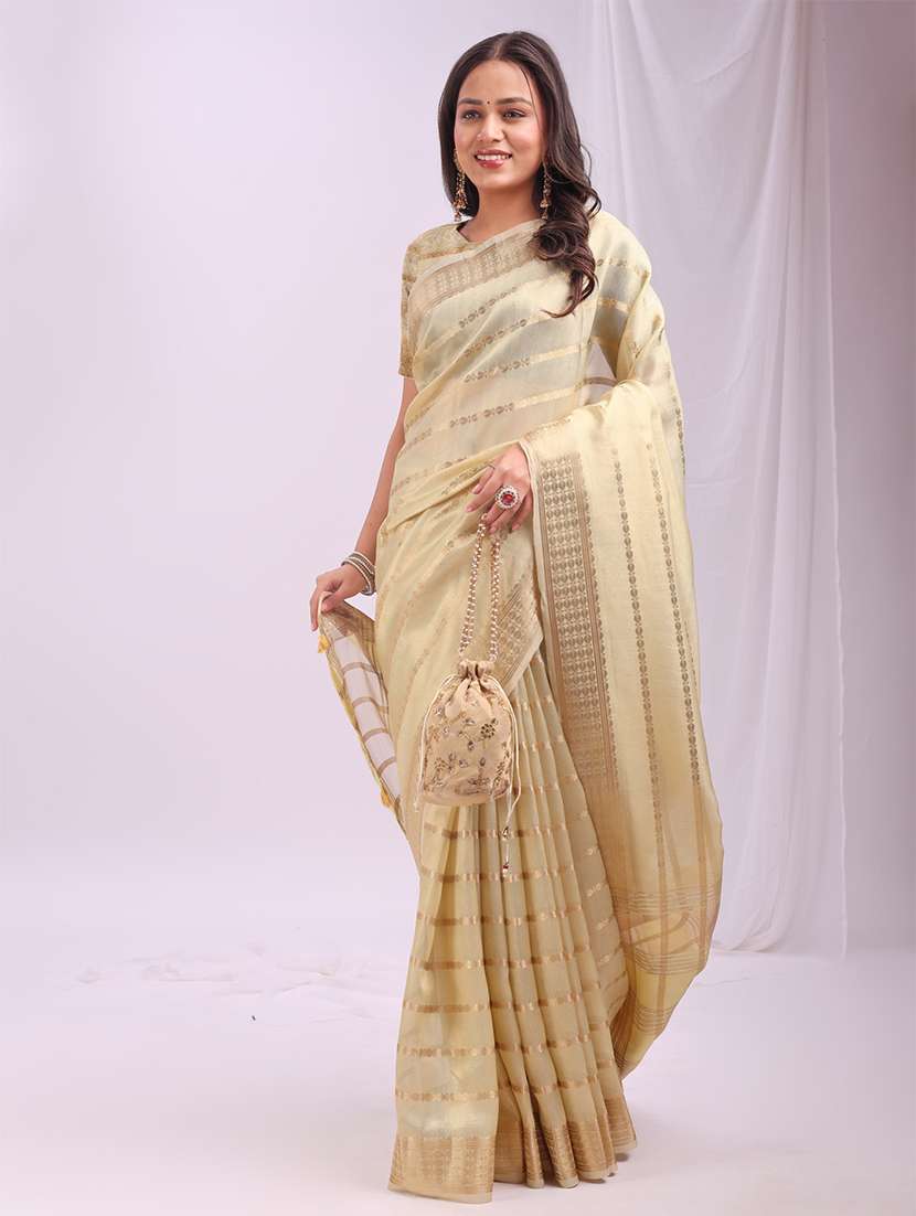 women self design bordered saree with blouse - 22018380 -  Standard Image - 5