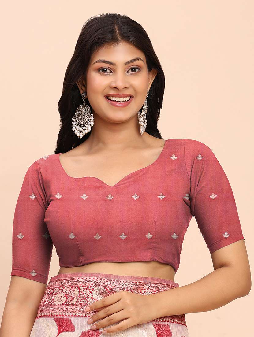 women self design bordered saree with blouse - 22018484 -  Standard Image - 5