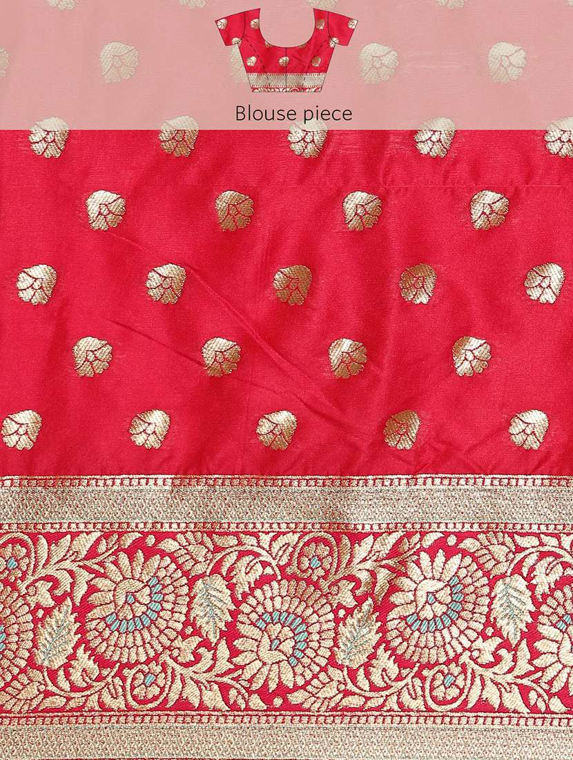 women self design banarasi saree with blouse - 22018546 - Standard Image - 5