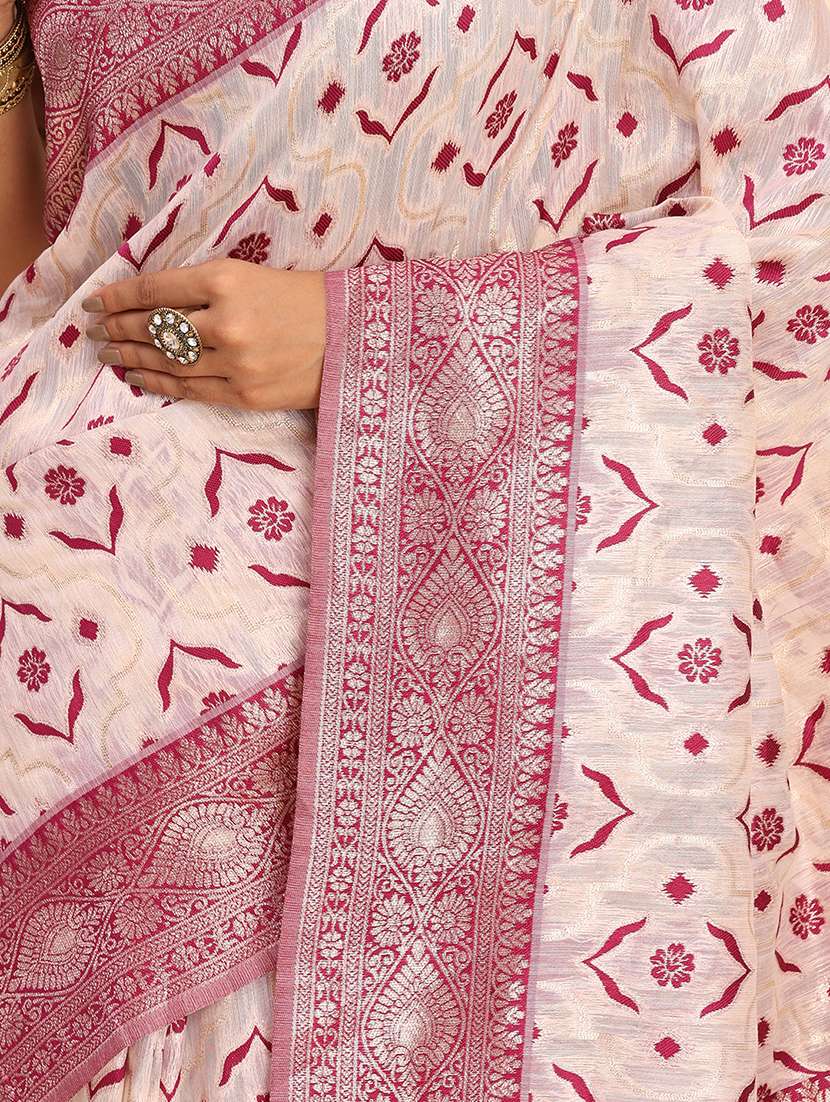 women self design bordered saree with blouse - 22018575 -  Standard Image - 5