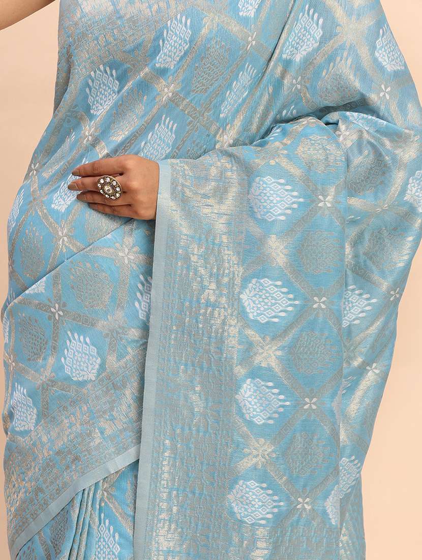 women self design bordered saree with blouse - 22018586 -  Standard Image - 5