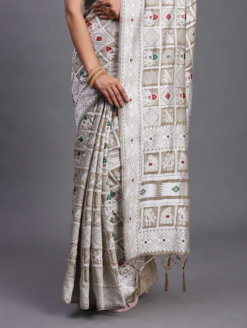 women self design bordered saree with blouse - 22018593 -  Standard Image - 3