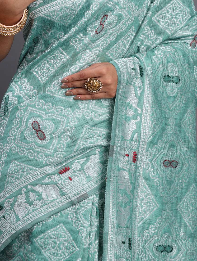 women self design bordered saree with blouse - 22018596 -  Standard Image - 5