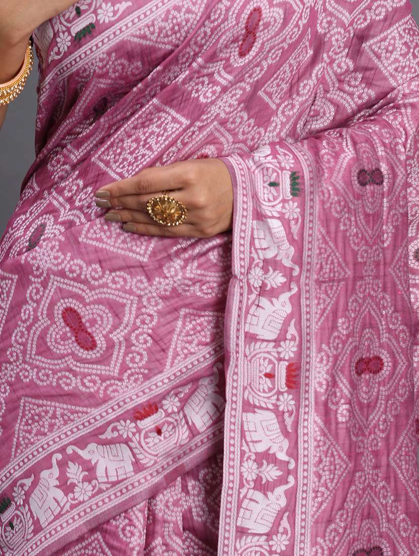 women self design bordered saree with blouse - 22018597 -  Standard Image - 5