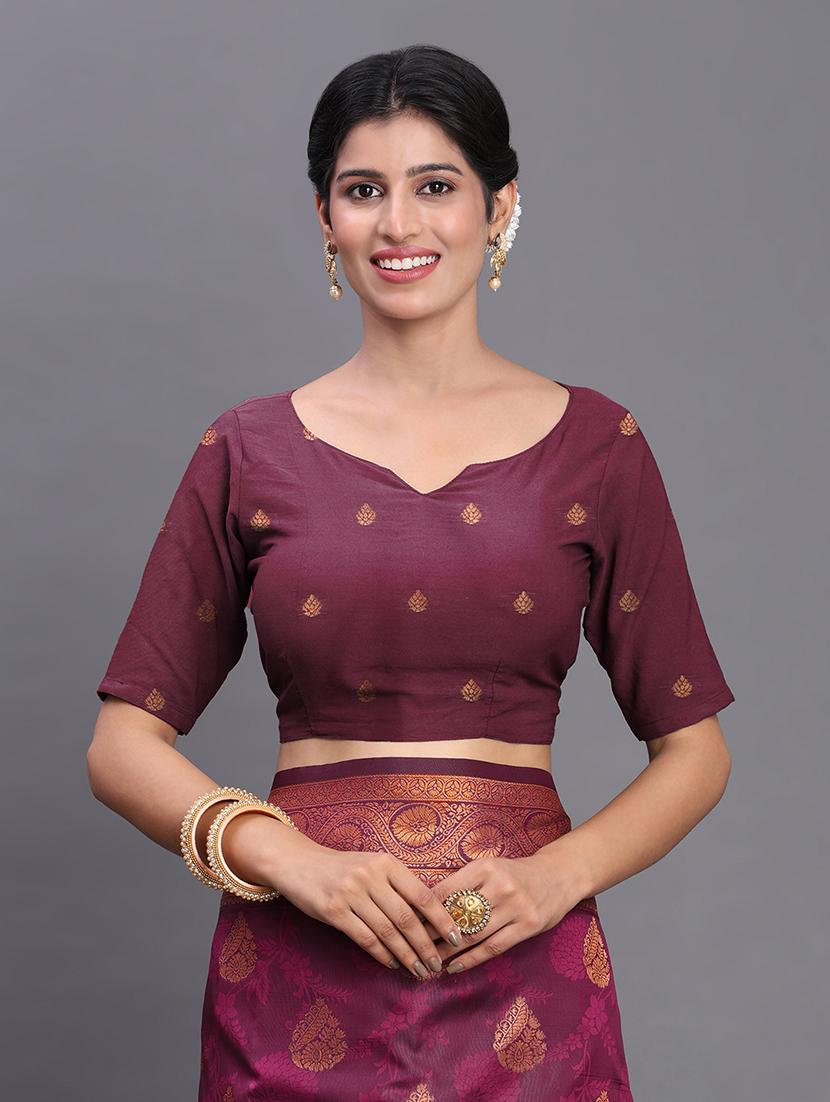 women self design banarasi saree with blouse - 22018600 - Standard Image - 3