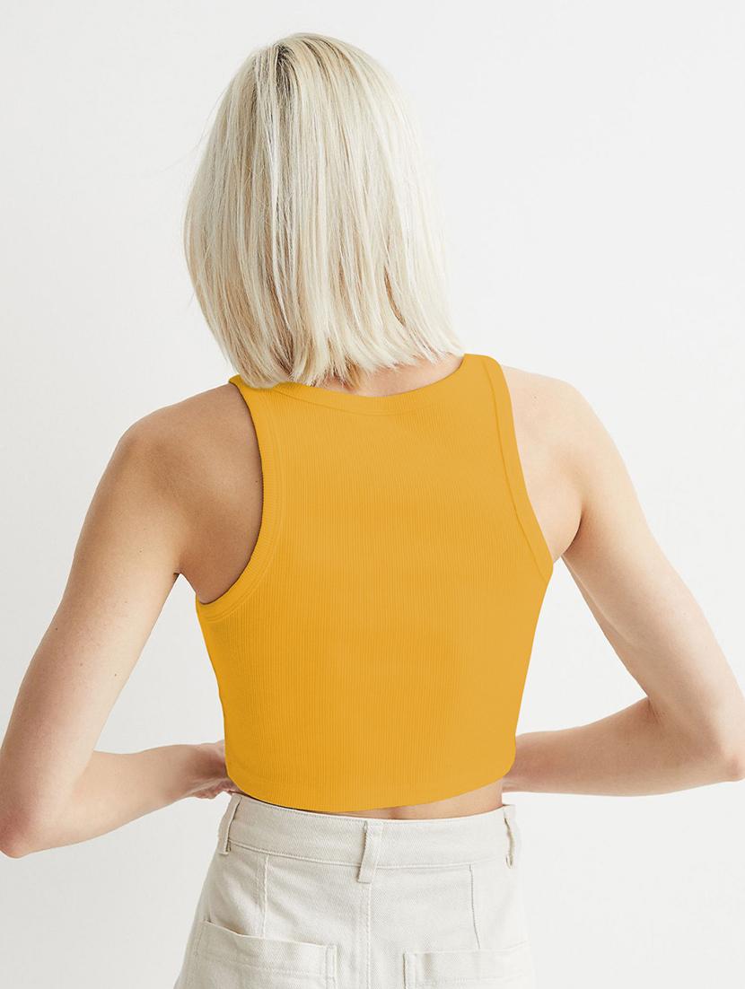 women pack of 2 solid sleeveless crop top - 22018871 - Standard Image - 3
