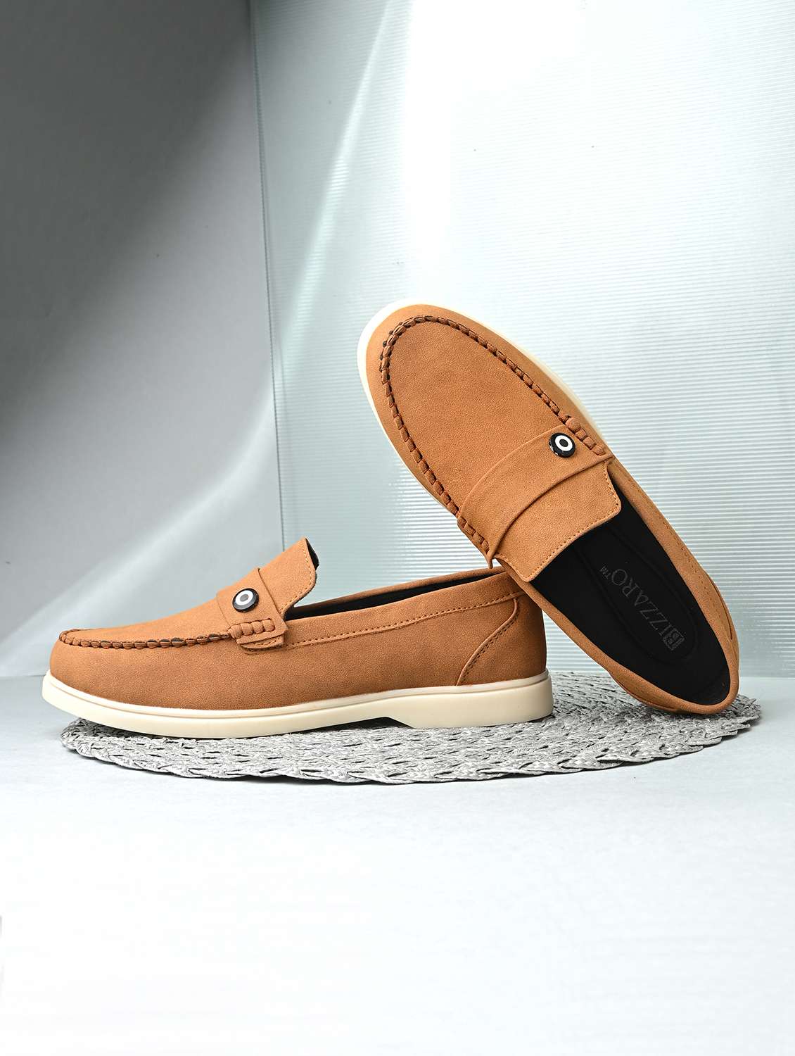 men tan slip on loafer - 22018928 - Zoom Image - 0