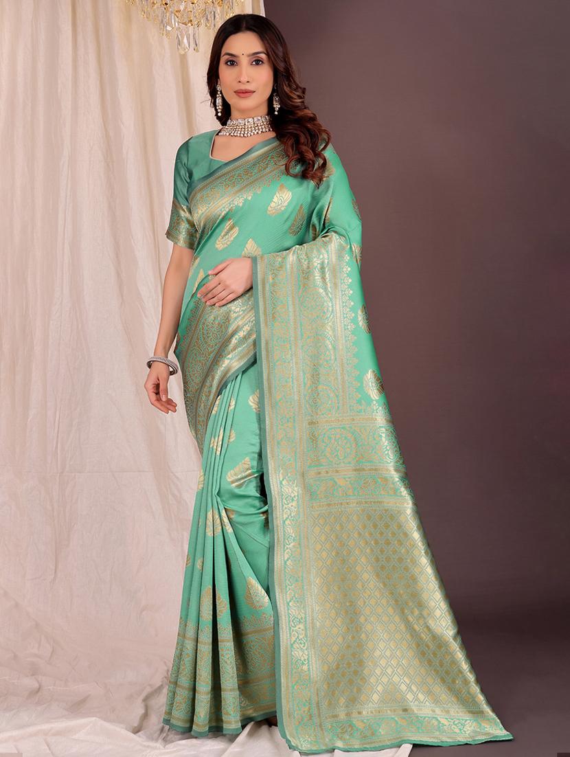women self design banarasi saree with blouse - 22018999 - Zoom Image - 0