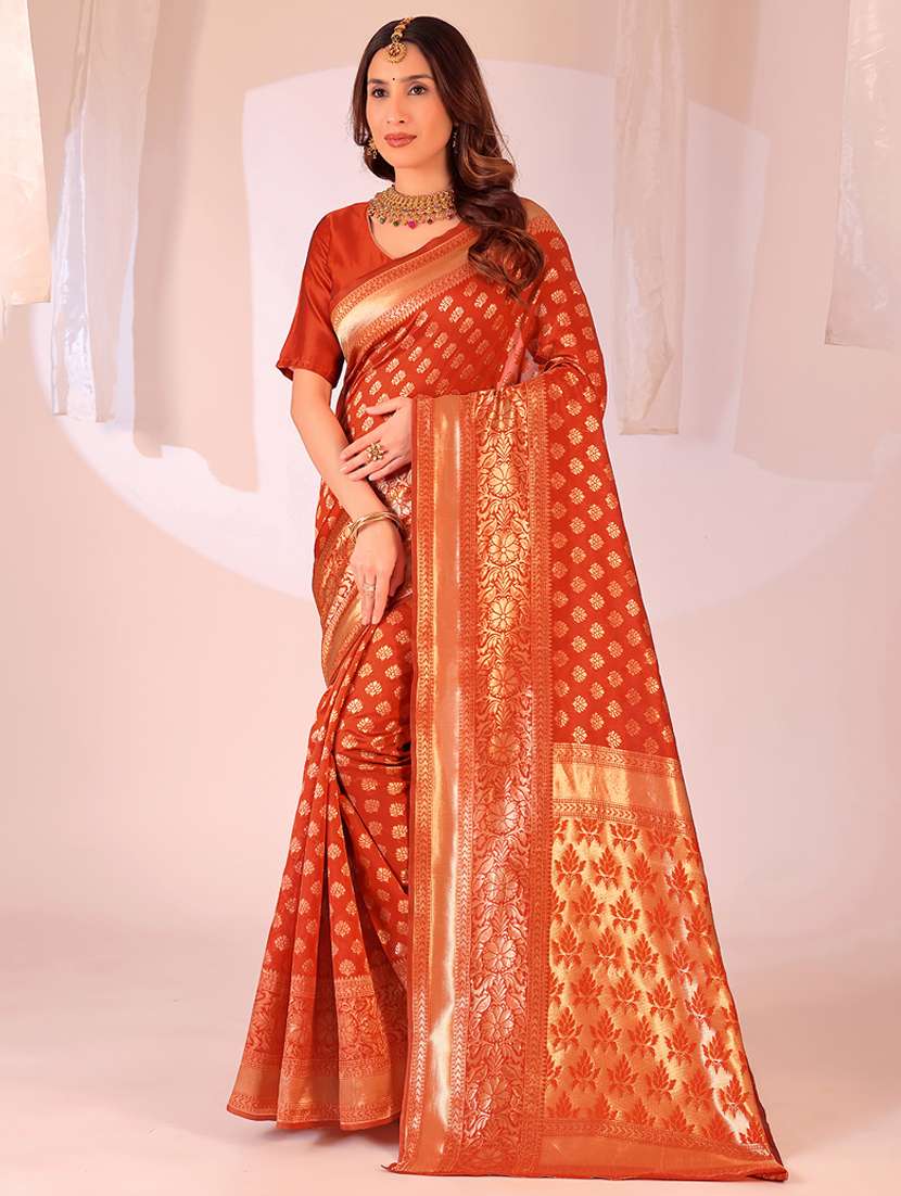women self design banarasi saree with blouse - 22019074 -  Zoom Image - 0