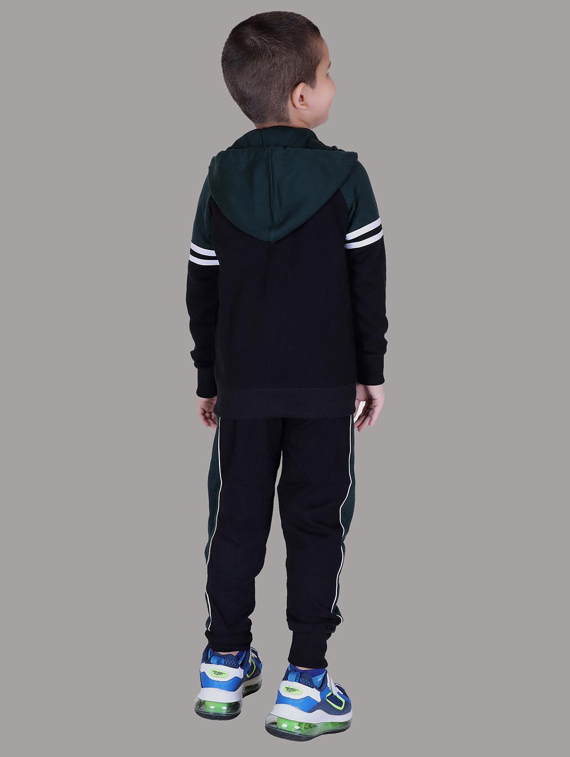 boys color blocked hooded track suit - 22019328 - Standard Image - 3
