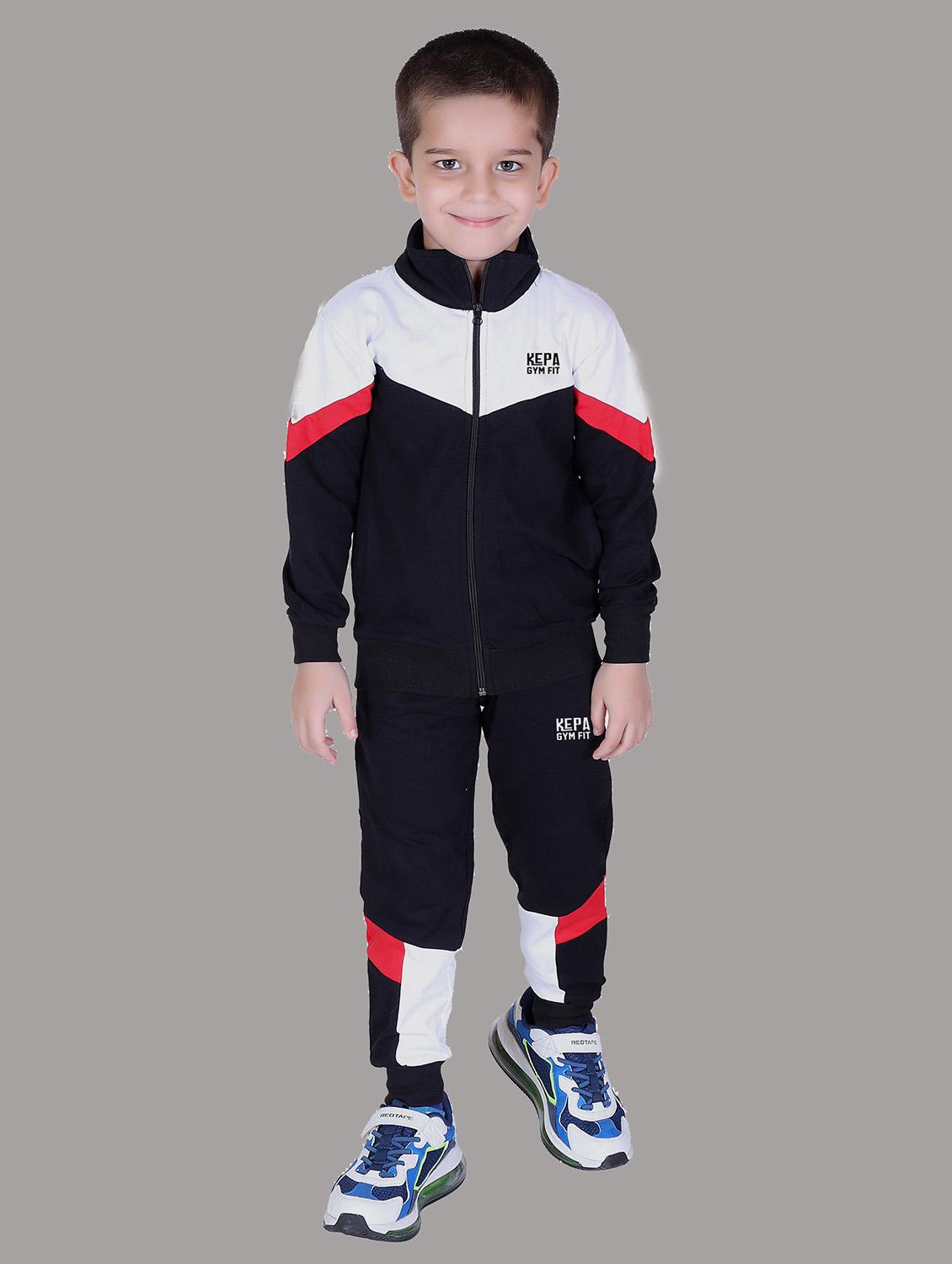 boys color blocked hooded track suit - 22019334 - Zoom Image - 0