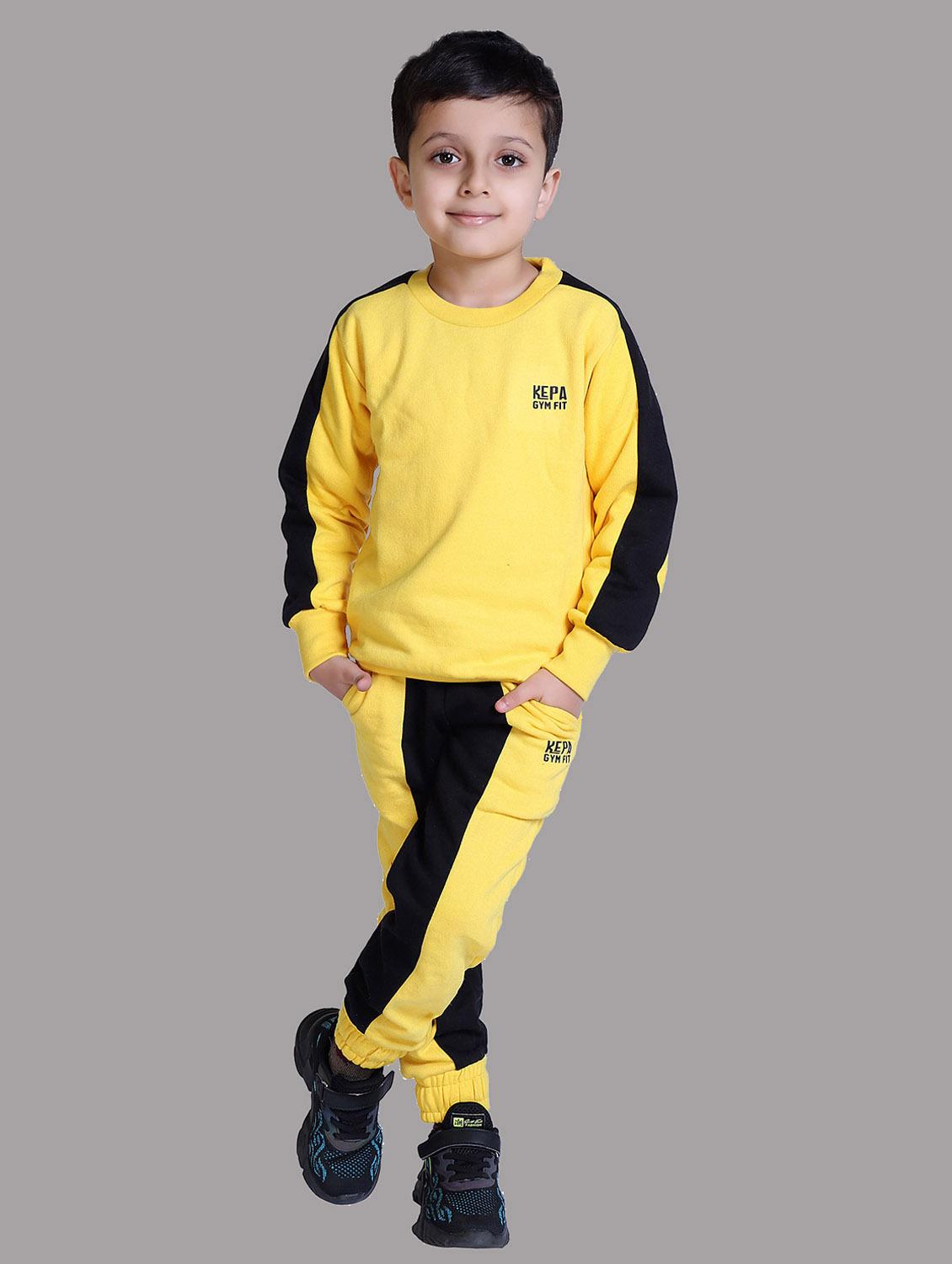 boys color blocked hooded track suit - 22019338 - Zoom Image - 0
