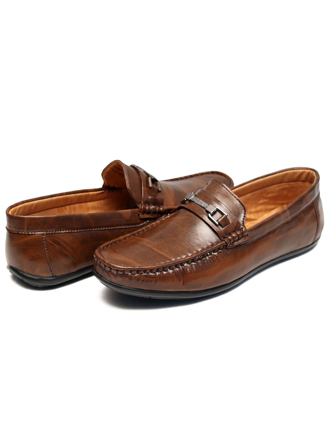 men brown slip on loafer - 22019357 - Standard Image - 3