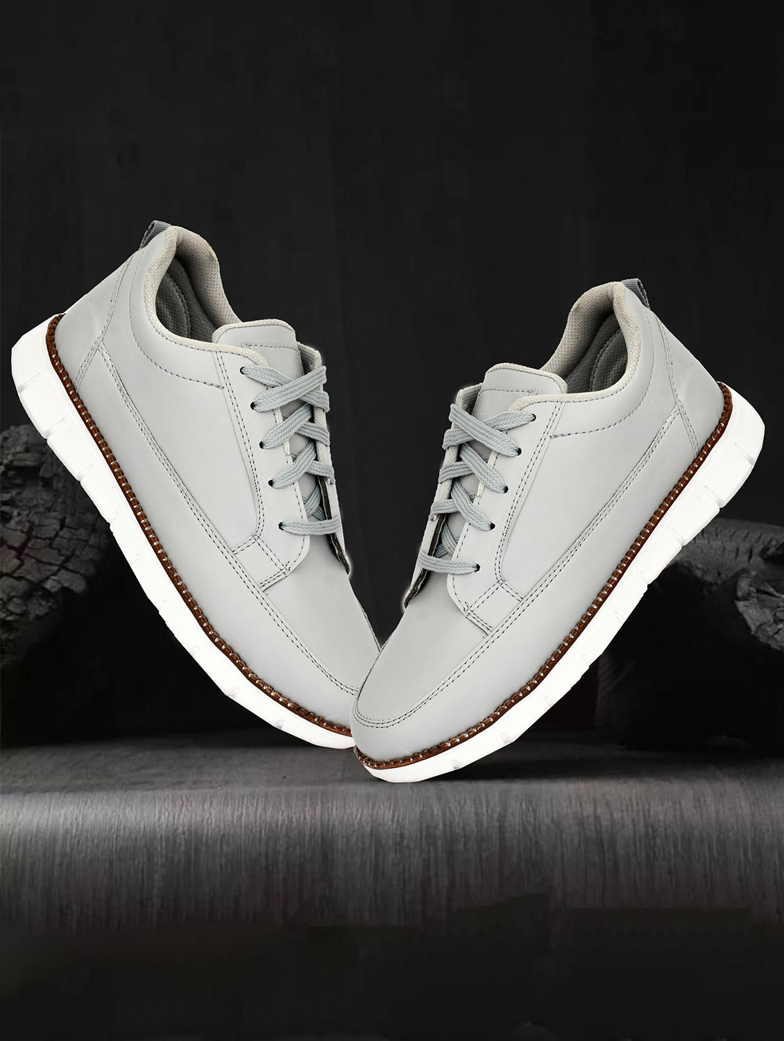 men grey lace up sneaker