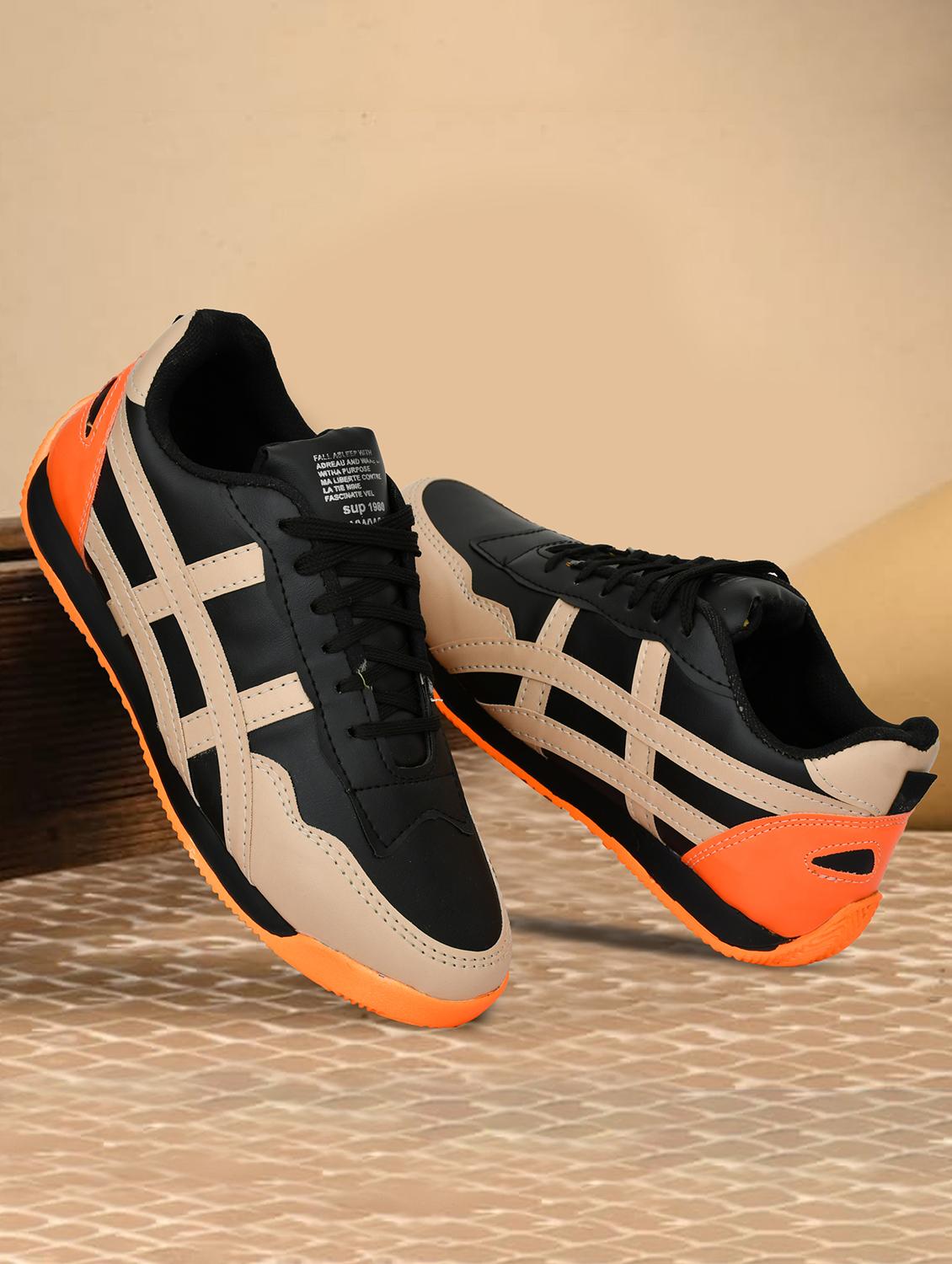 men black lace up sneaker
