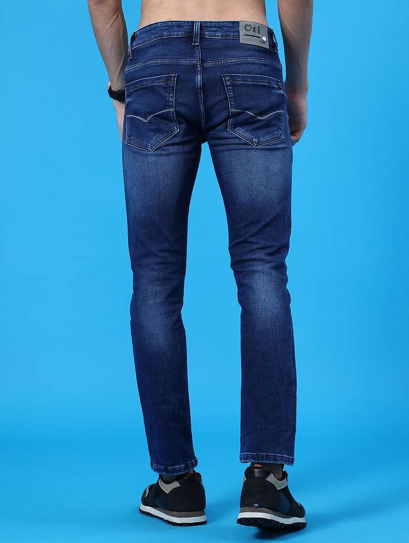 men washed mid rise full length jeans - 22019466 -  Standard Image - 3