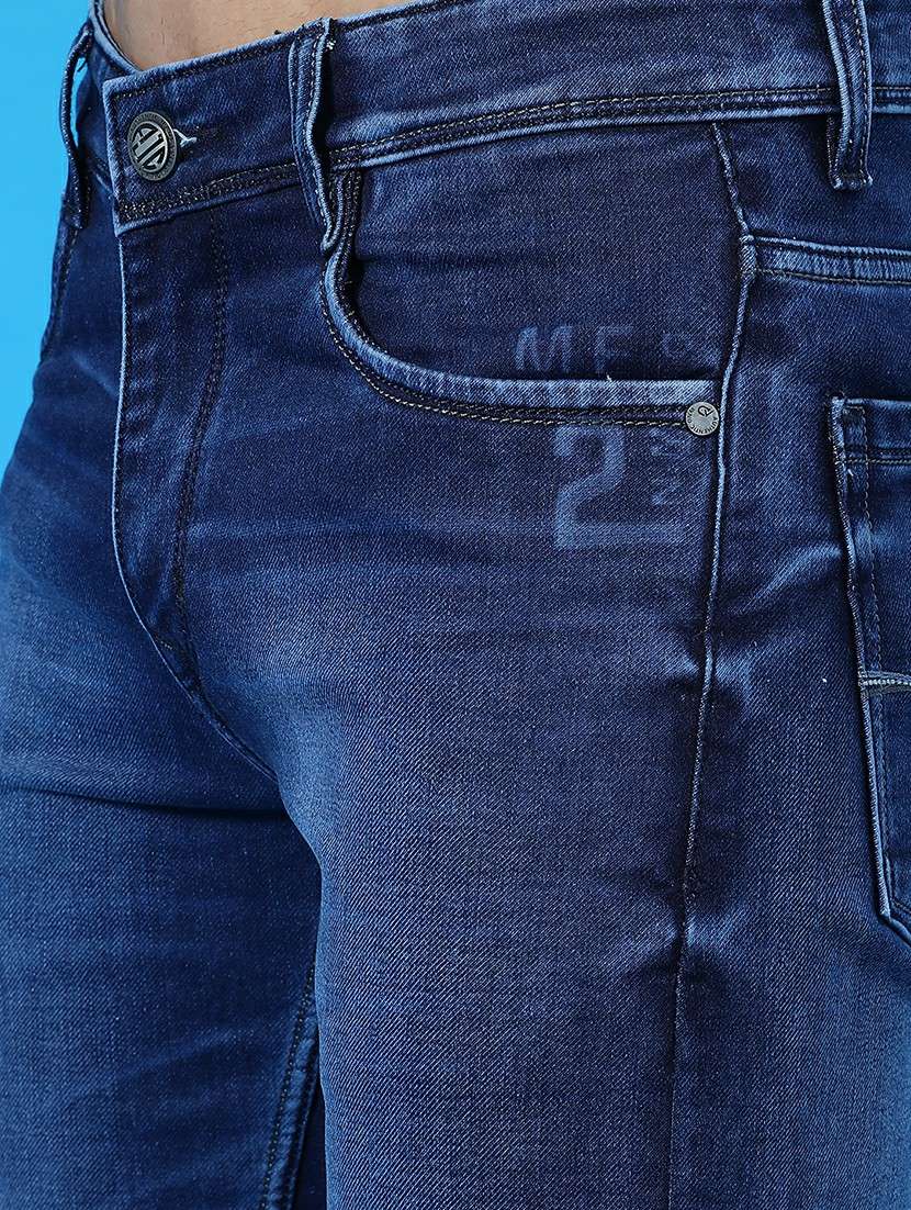 men washed mid rise full length jeans - 22019466 -  Standard Image - 5