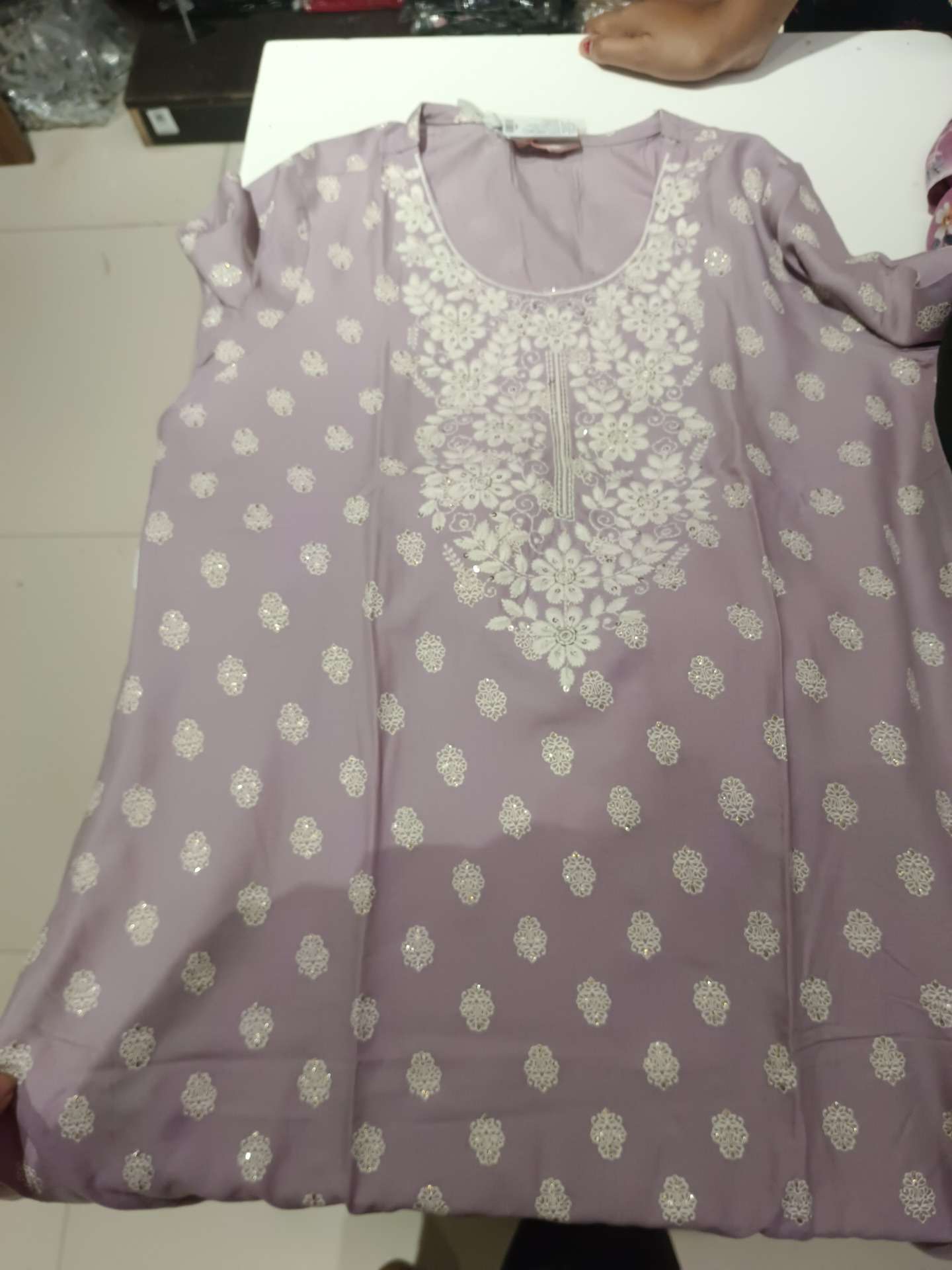 lavender muslin set - 22019518 - Zoom Image - 0