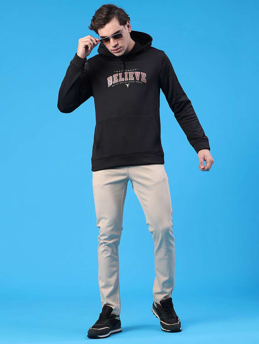 men plain mid rise full length slim fit jeans - 22019523 -  Standard Image - 5